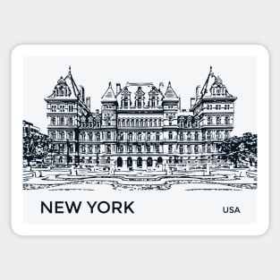 New York State USA Sticker